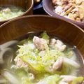 ☆はあ☆'s cooksnap of when they made キャベツたっぷり鶏塩うどん.