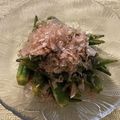 さわきり's cooksnap of when they made 焼きオクラのマリネ.