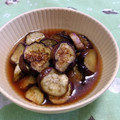 赤い電話's cooksnap of when they made 茄子の焼きマリネ和風アレンジ.