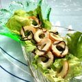 お料理ニャロメ's cooksnap of when they made わさび菜と竹輪のサラダ（レタスでも）.