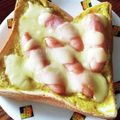ごじひめ's cooksnap of when they made 冷凍作りおきウインナーカレーマヨトースト.