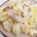 なーなちゃん's cooksnap of when they made きのことキャベツのレモンソース和え.