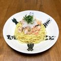 B_C_M's cooksnap of when they made 呑んだ翌日のランチは『鮭缶おろしスパ』.