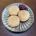 yosyu88's cooksnap of when they made おはぎじゃないよ、きな粉おにぎりだよ☆.