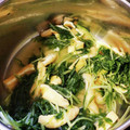 クックJMXHYH☆'s cooksnap of when they made ☆水菜と油あげのさっと煮☆.
