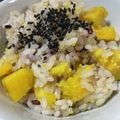 まろまろん♡'s cooksnap of when they made 安納芋でさつまいもご飯♡雑穀米もプラス.