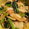 さくさくいずず's cooksnap of when they made 大根小松菜炒め(ガーリックバター醤油).