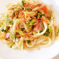 ヨジママさん's cooksnap of when they made 白だしで♪和風焼きうどん.