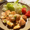 まるちゃん（≧∇≦）'s cooksnap of when they made 鶏ムネ肉の明太マヨ炒め.