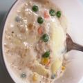 クック6J50HD☆'s cooksnap of when they made オートミールの中華風ミルクリゾット.