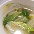 yama-yama's cooksnap of when they made ごま油香る！ロメインレタスの中華風スープ.