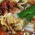 としおやじ's cooksnap of when they made 白菜の水分だけの豚煮物　タロの弁当番外編.