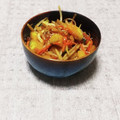 saeはは's cooksnap of when they made 簡単！かぼちゃとゴボウの炒め物.