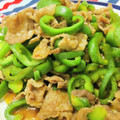 U☆kaoru's cooksnap of when they made 豚コマ肉とピーマンの香味豆板醤炒め.