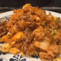 クック5E2Q86☆'s cooksnap of when they made 簡単♪ 初めての豚キムチ炒飯.