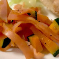 MULA's cooksnap of when they made かぼちゃとベーコンの千切り炒め.