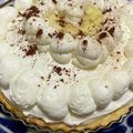 dk☆米米's cooksnap of when they made 究極の組み合わせ♪バナナクリームパイ.