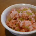 くまっちゃん☆'s cooksnap of when they made 蕗（フキ）と干しエビの炊き込みご飯.