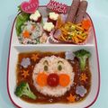 toao1015's cooksnap of when they made ☆幼児食☆２歳バースデー 誕生日プレート.