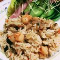 yumelon88's cooksnap of when they made 簡単〜炊飯器エビピラフ♪.