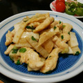 ばく★ちく's cooksnap of when they made ささみと長芋のオイスター炒め.
