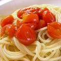 くまんぼう's cooksnap of when they made 焼きプチトマトのごろりんパスタ.