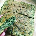 りつこめも's cooksnap of when they made 《離乳食後期》ほうれん草バナナパウンド.