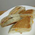 pfizer's cooksnap of when they made ハムチーズパニーニ.