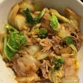 パイナップル母さん's cooksnap of when they made ポンの豚バラ白菜の豆板醤炒め.