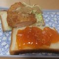 きらり流れ星's cooksnap of when they made 油で揚げない 焼きトンカツ.