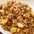 R_O_K_O's cooksnap of when they made 本当に美味しい！”緑のたぬき”の炒飯！.