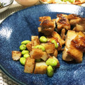 フジぽん's cooksnap of when they made 枝豆とさつま揚げ炒め☆誰でも簡単朝ごはん.