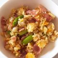 amanda25's cooksnap of when they made アスパラとベーコンの炒飯.