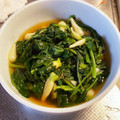 クックZKTW9M☆'s cooksnap of when they made あごだしで簡単　蕪の間引き菜の煮びたし.