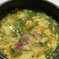 クック2H3UHA☆'s cooksnap of when they made 簡単☆ふわふわ卵の青梗菜スープ.