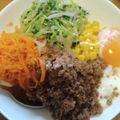 名月。's cooksnap of when they made 家計にもやさしい具だくさんビビンバ♪.