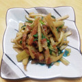 chirochan☆'s cooksnap of when they made ＊大根の皮とベーコンのオイマヨ炒め＊.