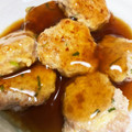 サスカ's cooksnap of when they made オクラと豆腐のふんわりつくね〜和風あん〜.