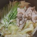 さおれん's cooksnap of when they made 豚バラと水菜の簡単鍋.
