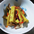 クックMO63WW☆'s cooksnap of when they made さつまいもとちくわのごま塩きんぴら☆.