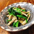 ちゃちゃまる26's cooksnap of when they made 小松菜、にら、しめじの和え物.
