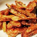あおあお１１５'s cooksnap of when they made Cafe★ごぼうの甘辛揚げ.