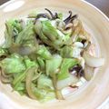 chi−ちゃん's cooksnap of when they made イカとキャベツのバター炒め.