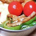 ﾋﾟﾛﾐ♡'s cooksnap of when they made お弁当に♪簡単！ちくわとピーマンの甘辛★.