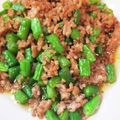 オアシス☆彡's cooksnap of when they made 夏の定番★シャキシャキインゲンそぼろ丼.