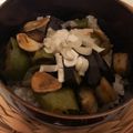 チェリチョコ's cooksnap of when they made 茄子と獅子唐のどんぶり。.
