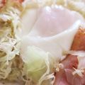 ☆suzuka☆'s cooksnap of when they made キャベツとベーコンの座布団の目玉焼き.