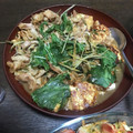 クロ８５'s cooksnap of when they made 豚こま切れ肉と豆腐と水菜のだし醤油炒め.