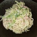 torisantom's cooksnap of when they made 水菜＆ハム＆春雨の胡麻マヨサラダ♪.