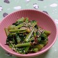 赤い電話's cooksnap of when they made パパッと簡単！小松菜おかか炒め.